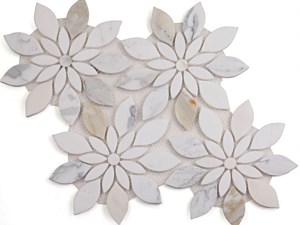 Daisy Bloom Calacatta 11.75 x 13.25